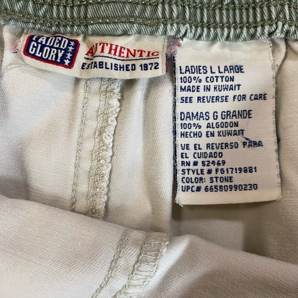 Womens Gloria Vanderbilt khakis size 14 and faded glory size Large roomy - Picture 6 of 7